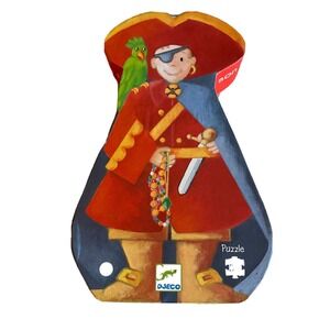 Djeco Pirate‎ Toddler Treasure Puzzle 36 Pieces Complete